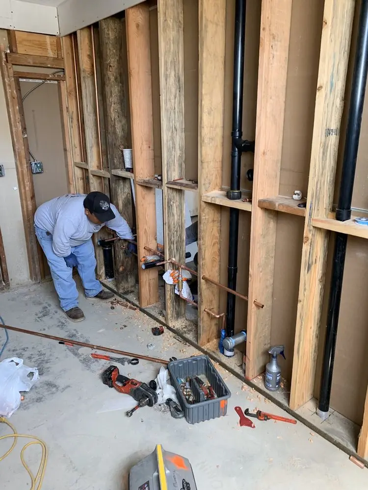 Commercial rough-in plumbing for Water Heater Replacement in Downtown Destin